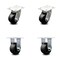 Service Caster 4 Inch Kingpinless Glass Filled Nylon Wheel Swivel Caster Swivel 2 Rigid, 2PK SCC-KP30S420-GFNR-2-R-2 - alternate 1